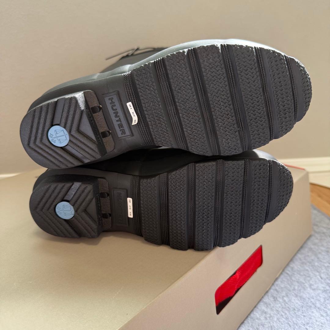 HUNTER ハンター レインブーツ ロングブーツ ブラック 23.5