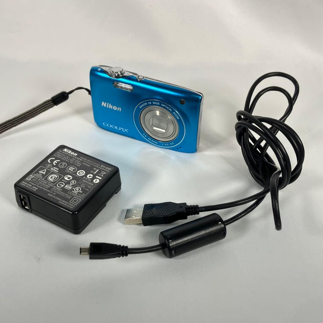 【動作確認済】Nikon ニコン　COOLPIX S3100 充電器付き
