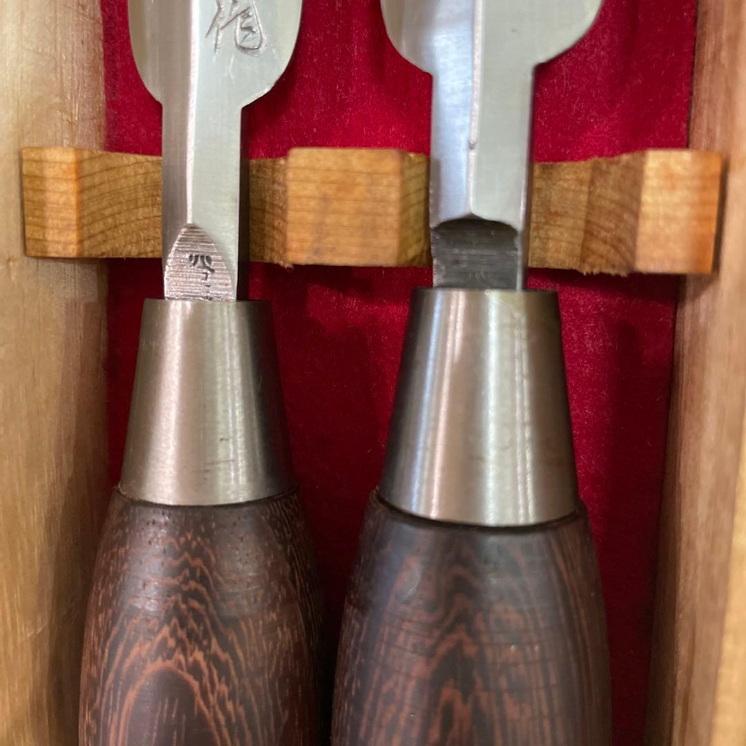 船津舟弘 槍鉋 2本組　箱入