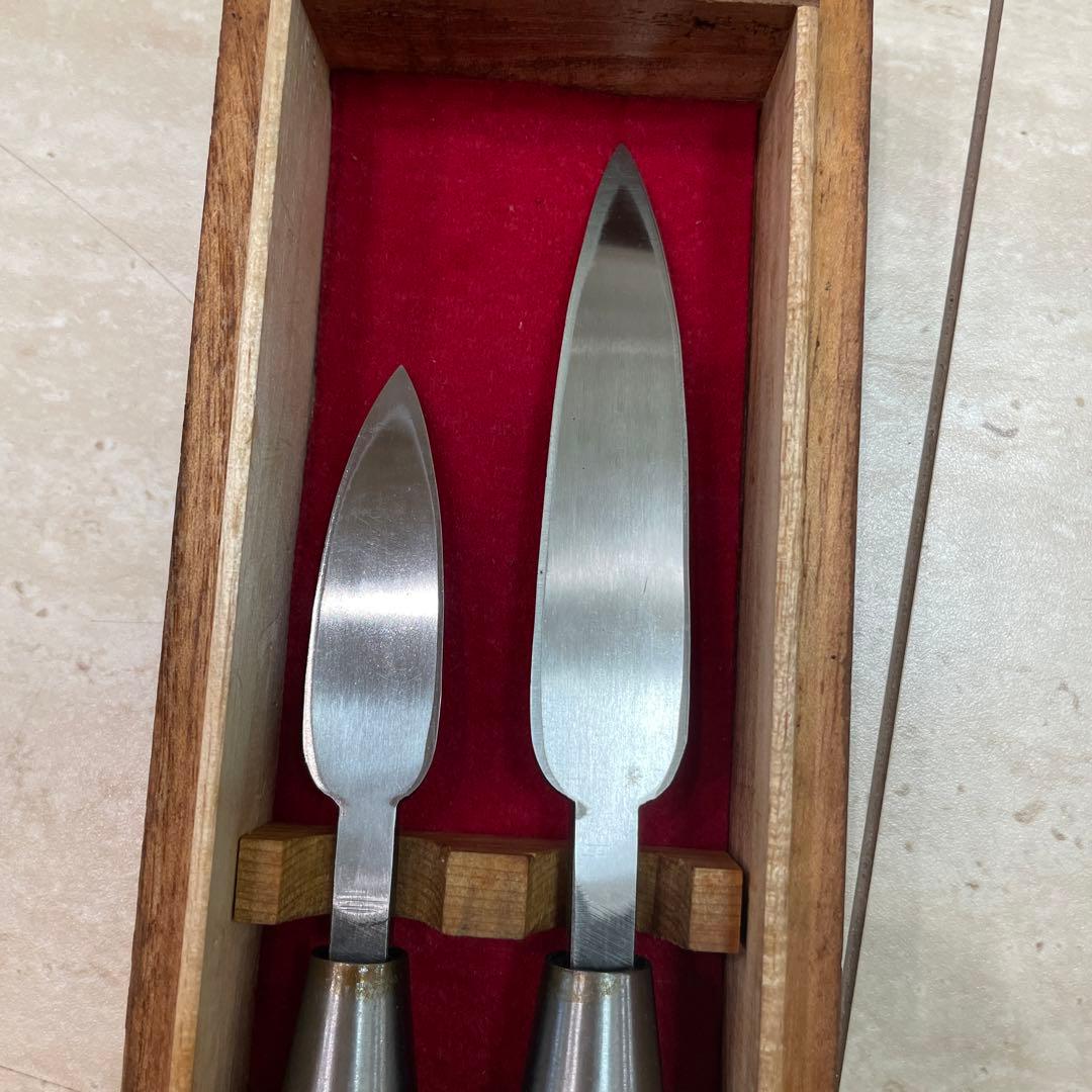 船津舟弘 槍鉋 2本組　箱入