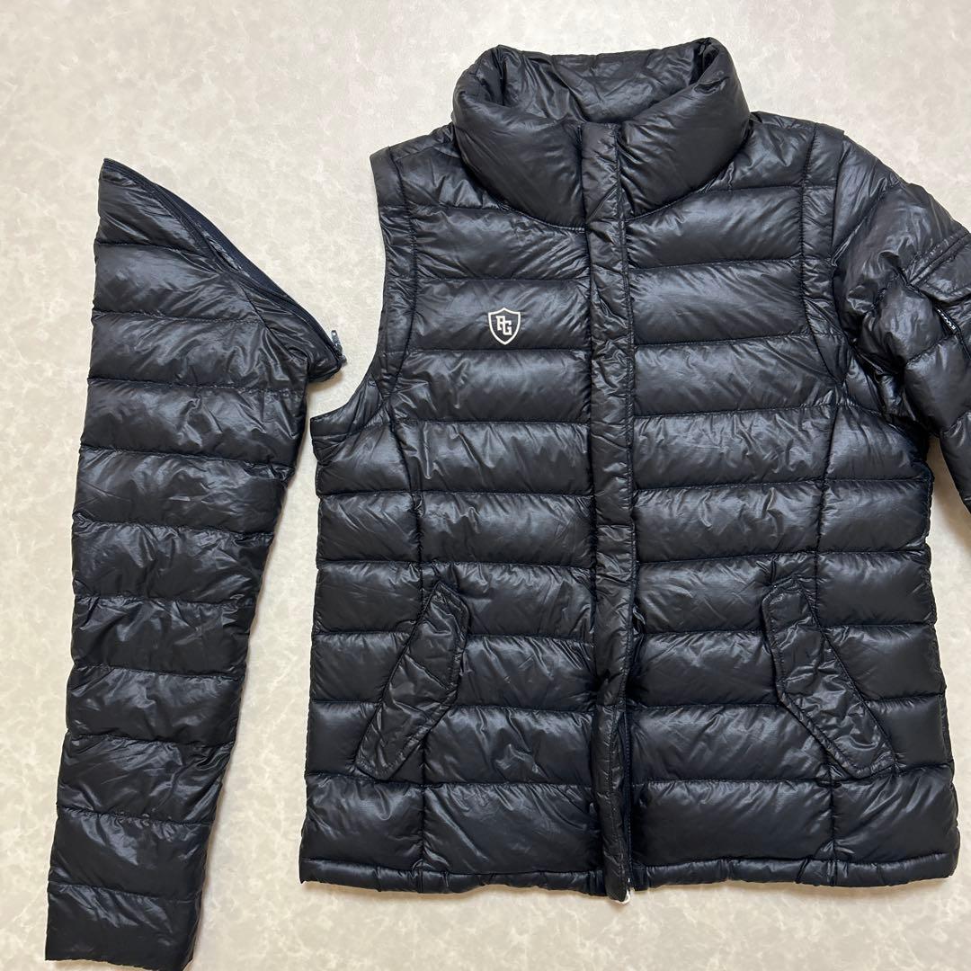 パーリーゲイツ★撥水★袖着脱可能★ダウンジャケット【レディース サイズ0（S）】