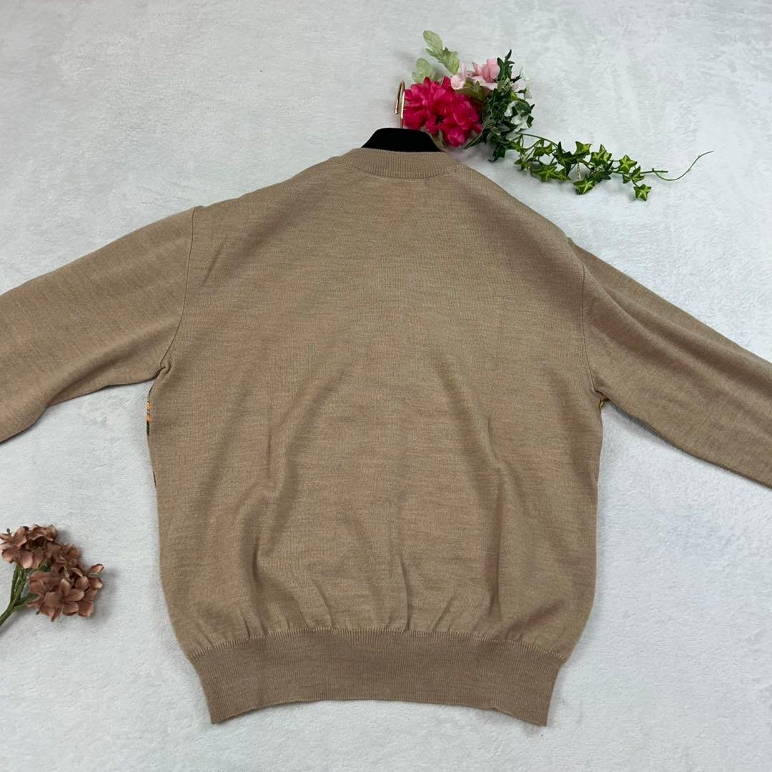 K933 S サルヴァトーレフェラガモ 金ボタン カーディガン レディース