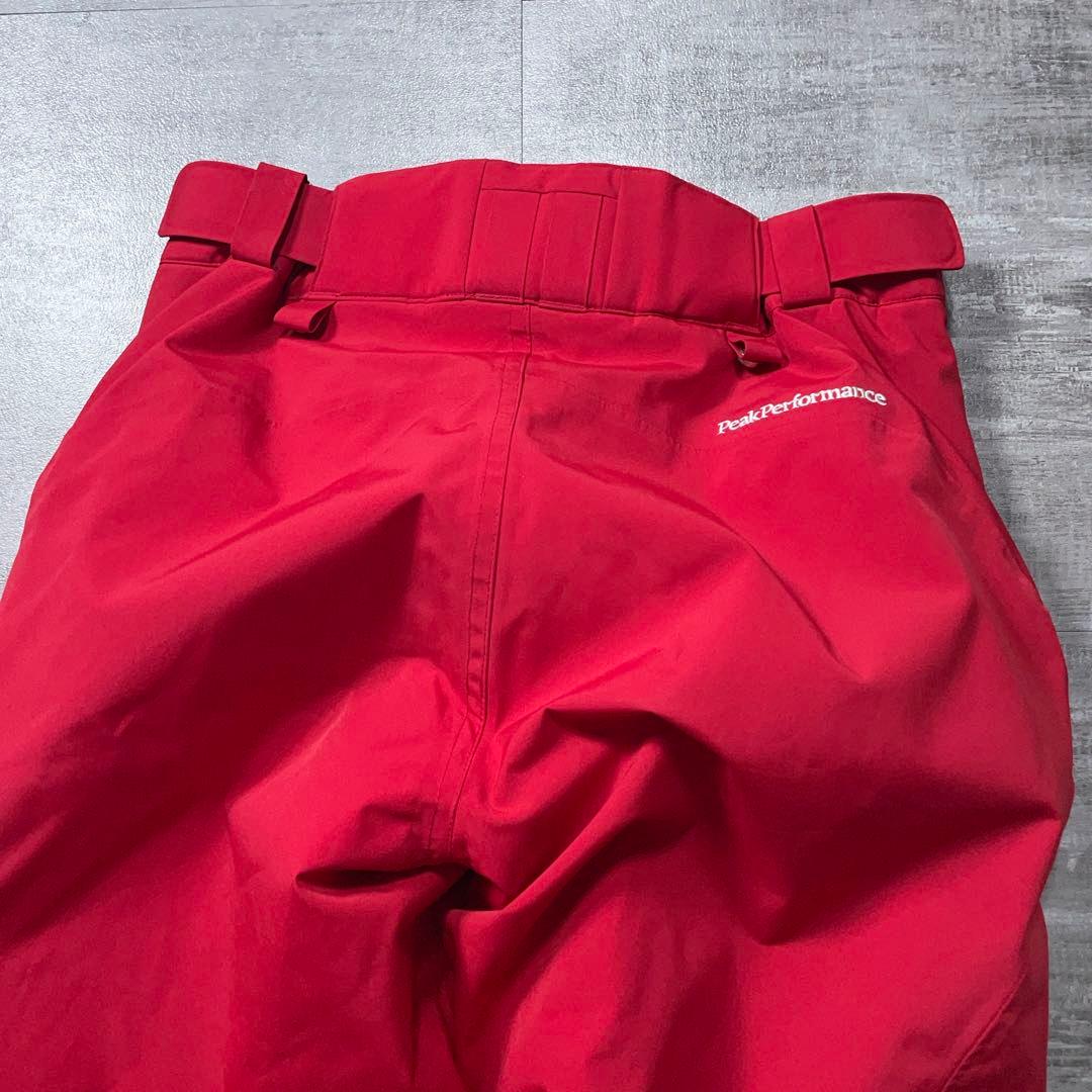 ピークパフォーマンス スキーウェア レディースS 赤 セットアップ 上下 山登り