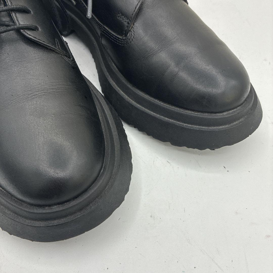 【美品】CAMPER カンペール ウォールデン 37 ブラック レザーシューズ