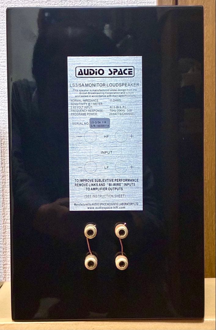 【ほぼ新品】ロジャース LS3/5A (AUDIO SPACE）　65周年記念