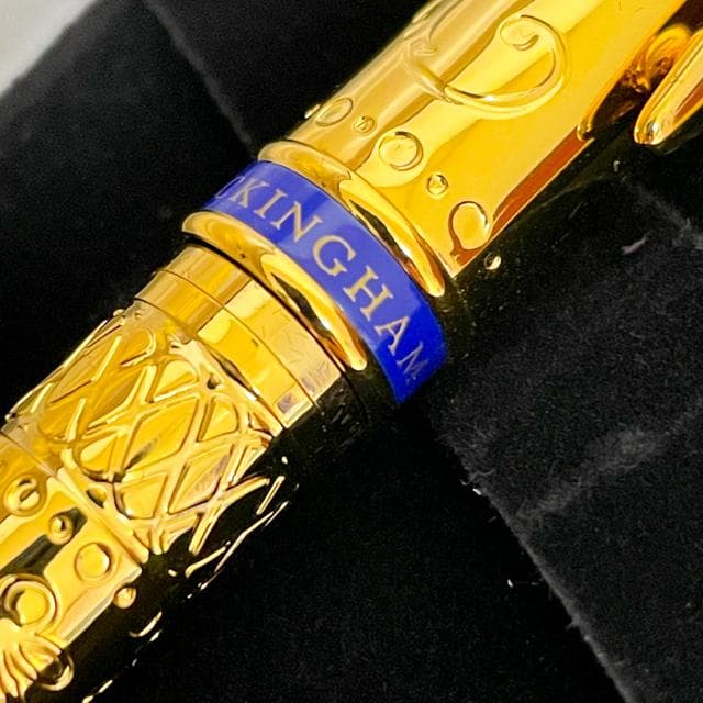 英国 バッキンガム宮殿 ゴールドプレート ボールペン 箱入り ショッパー付き