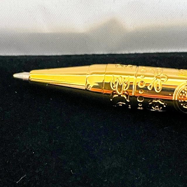 英国 バッキンガム宮殿 ゴールドプレート ボールペン 箱入り ショッパー付き