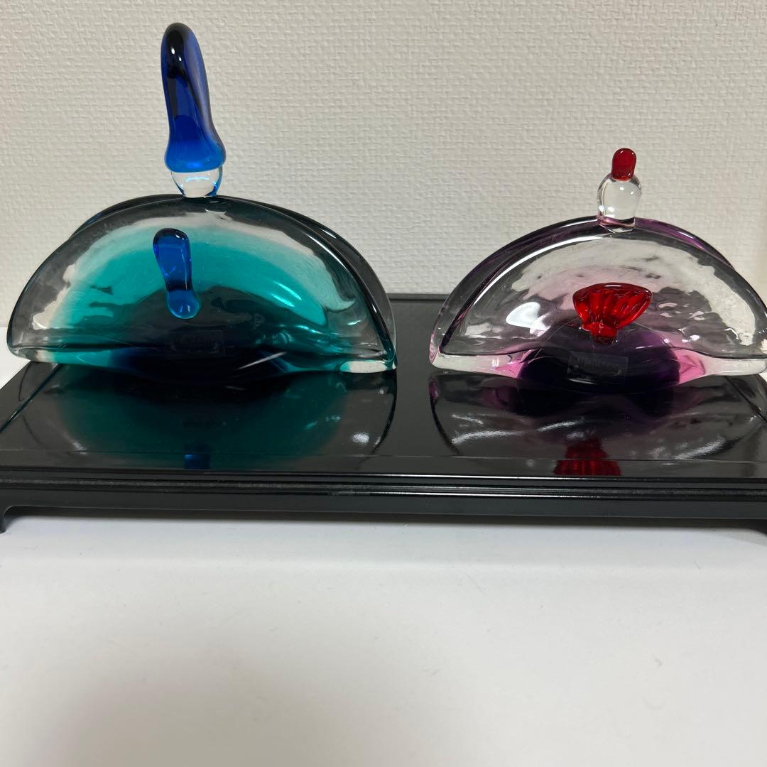 マルティグラス　Multi Glass　雛人形　お雛様　ガラス細工　ガラス工芸品