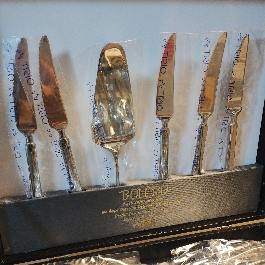 ✨️未使用✨️ TRIO BRAND 18-12 ボレロ カトラリー 41本入