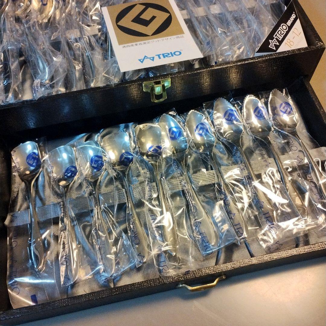 ✨️未使用✨️ TRIO BRAND 18-12 ボレロ カトラリー 41本入