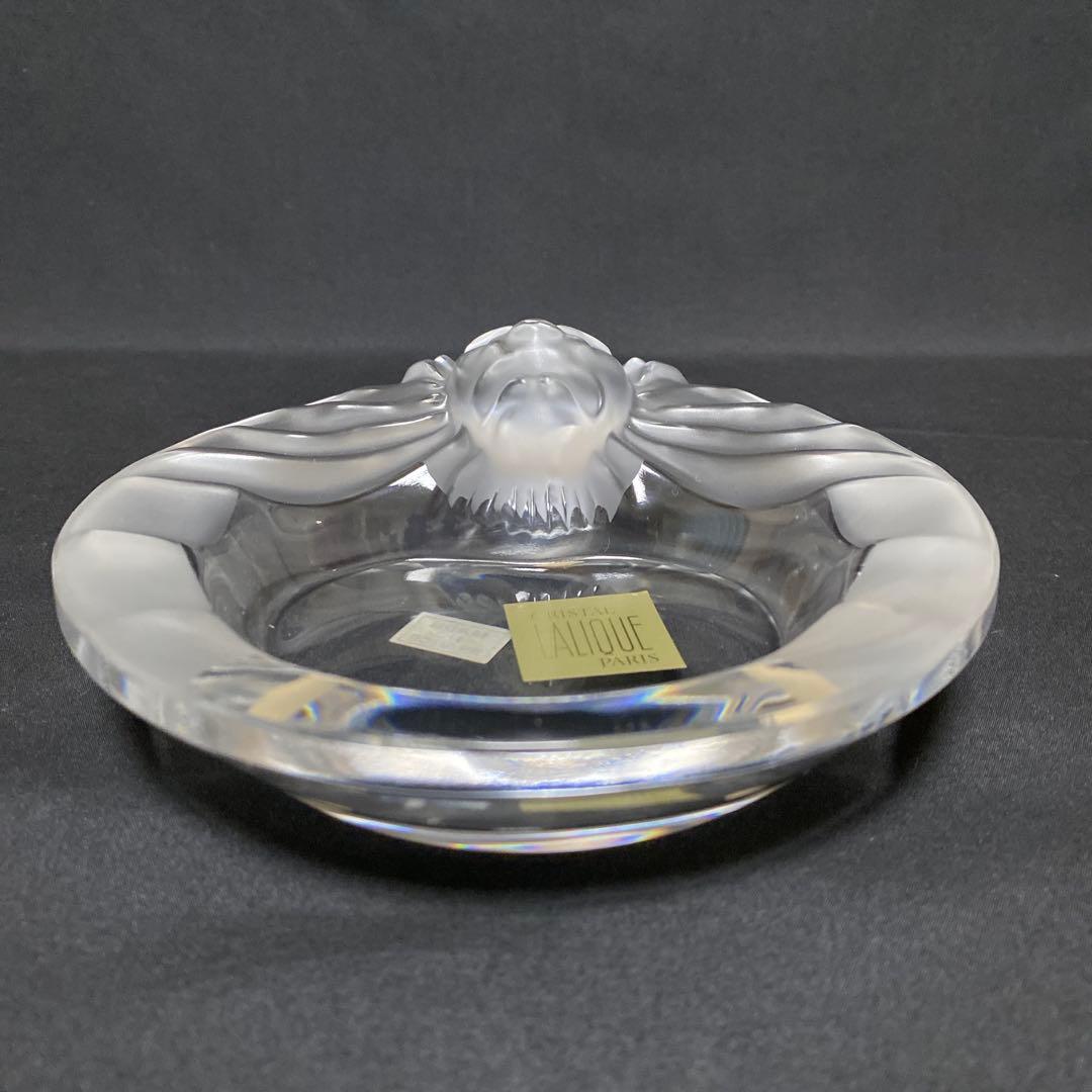Lalique Crystal ラリック　ライオン　ヘッド　灰皿　未使用　美品