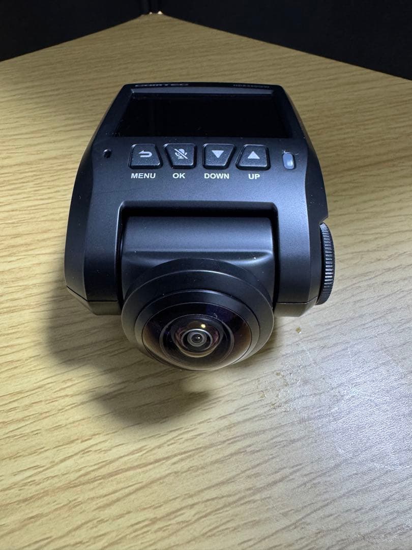 HDR360GW 前後カメラ　コムテックドライブレコーダー360度カメラ