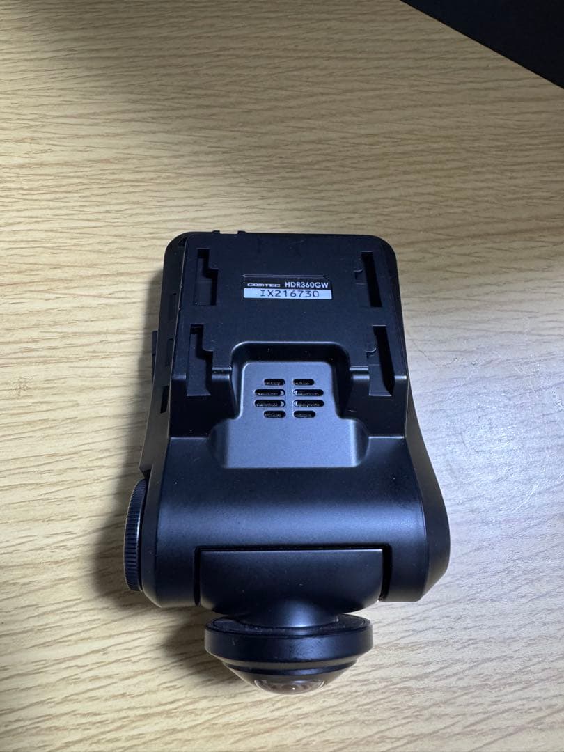 HDR360GW 前後カメラ　コムテックドライブレコーダー360度カメラ
