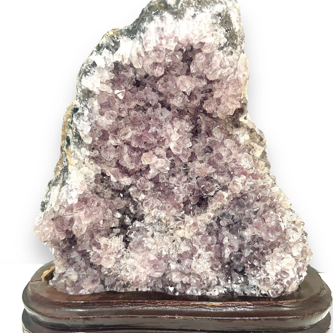 天然石 アメジスト 置物 約7キロ クリスタル 2月 誕生石 水晶