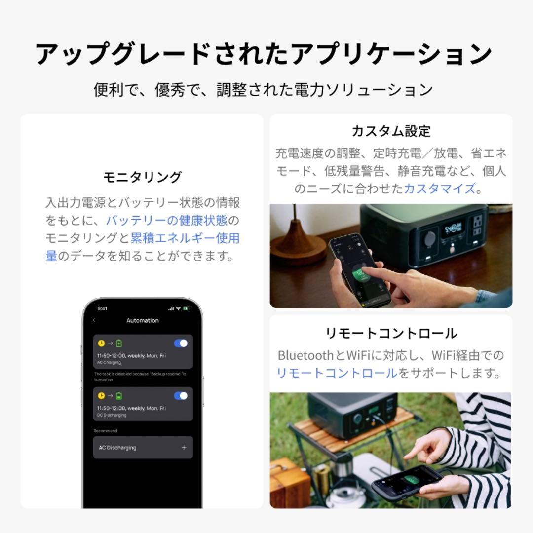 EcoFlowポータブル電源 3 230Whリン酸鉄リチウムUPS機能