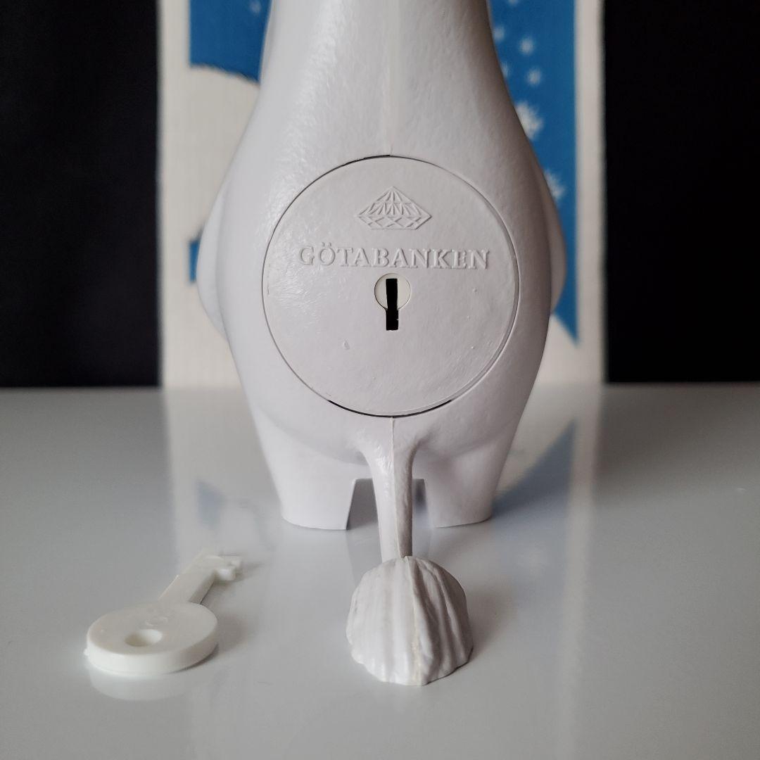 moppii 70s 未使用 ムーミンパパ 貯金箱 スウェーデンの銀行
