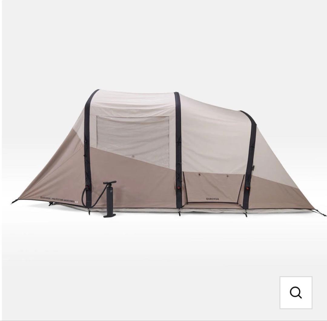 ケシュアエアテント　ドーム型　ベージュ