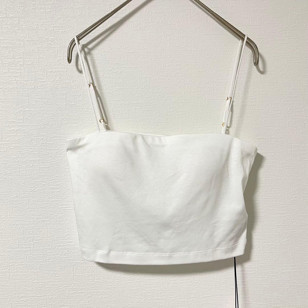 新品 LALA VIE CROPPED キャミソール