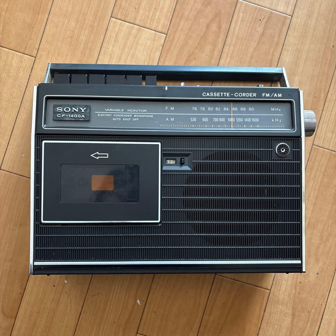 SONY／ソニー／ラジカセ／CF-1400稀少品日本製