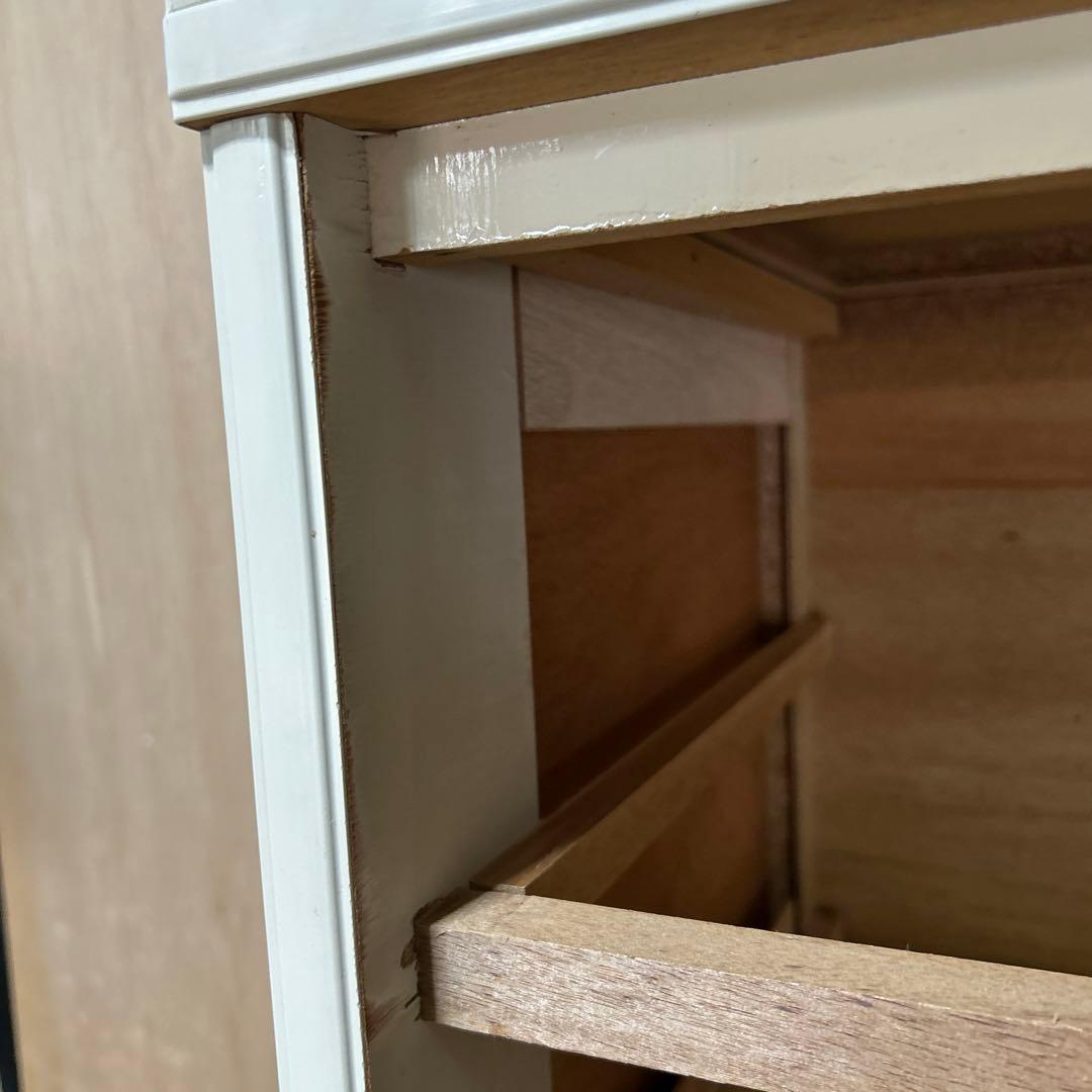 【昭和レトロ】　花柄チェスト　5段チェスト