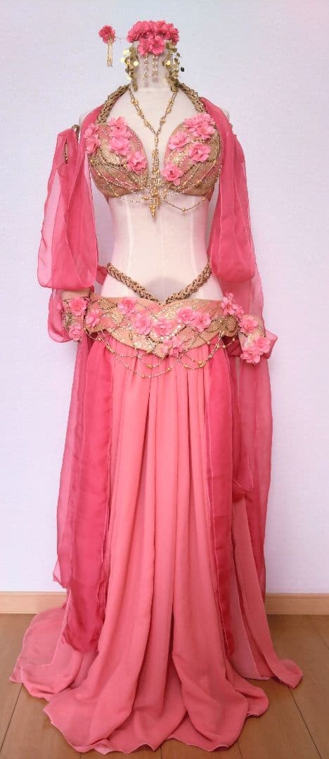 【syuka】ベリーダンス衣装　ブラベルトなど7点セット