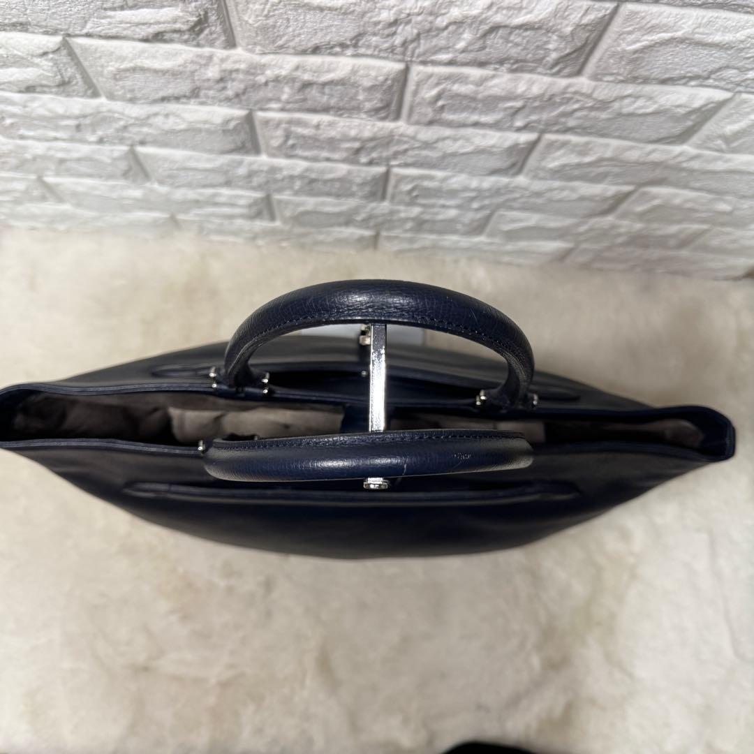 PELLE MORBIDA ペッレモルビダ トートバッグ デッキ9 ネイビー