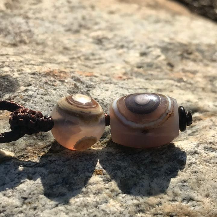 ゴビ石−794 ゴビ瑪瑙　眼石　パワースートン　男女兼用