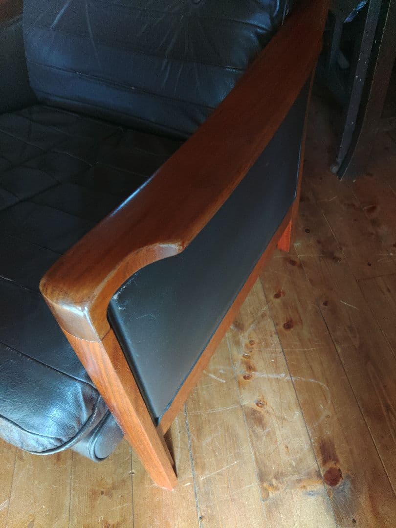 MARNI マルニ　オールドマルニ 1人掛けソファ 木製フレーム アンティーク