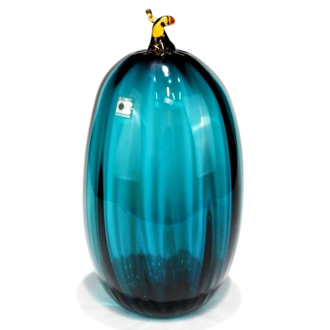 希少なヴィンテージ BLENKO ブレンコガラス 置物 手拭きガラスアメリカ雑貨