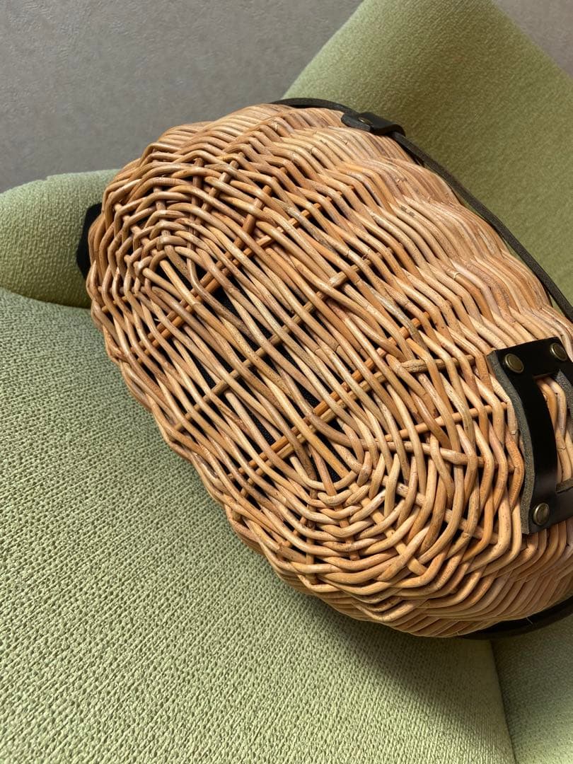 エバゴス ebagos かごバッグ　ブラック