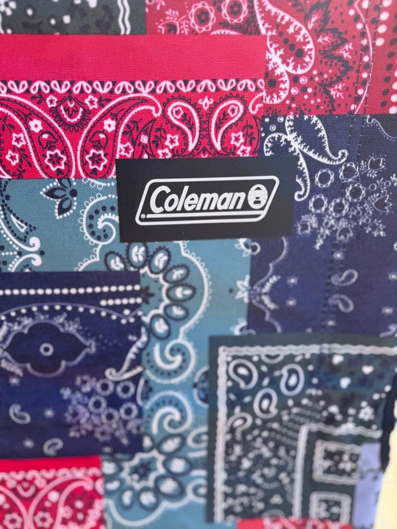 Coleman beams 別注　バンダナ柄 アウトドアチェア