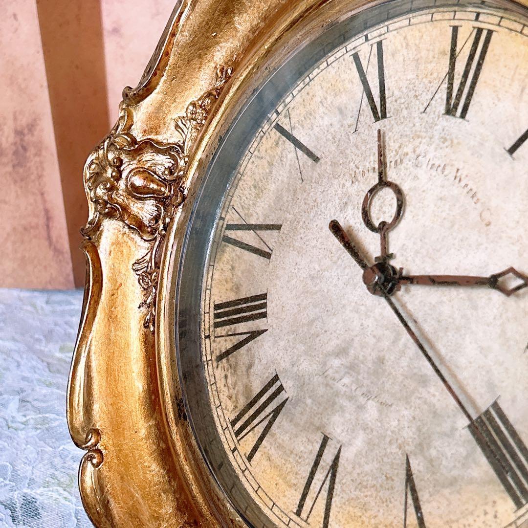 フレンチアンティーク調 壁掛け時計 GL №.1 ウォールクロック 店舗什器