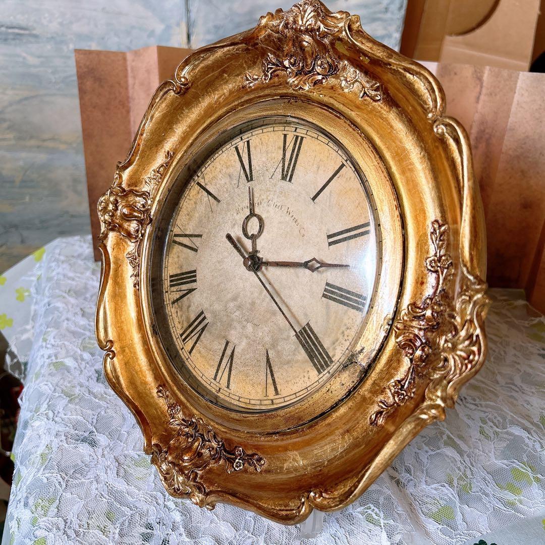 フレンチアンティーク調 壁掛け時計 GL №.1 ウォールクロック 店舗什器