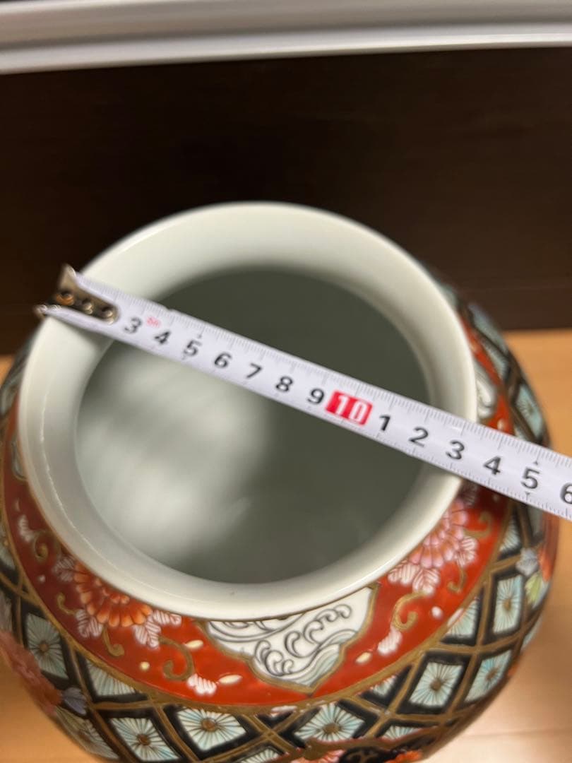 高級日本製 大きい 有田焼 視行窯 大花瓶 龍と鳳凰