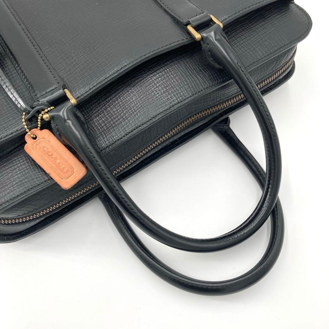 美品✨COACH コーチ クロスビー ビジネスバッグ レザー A4可 ブリーフ