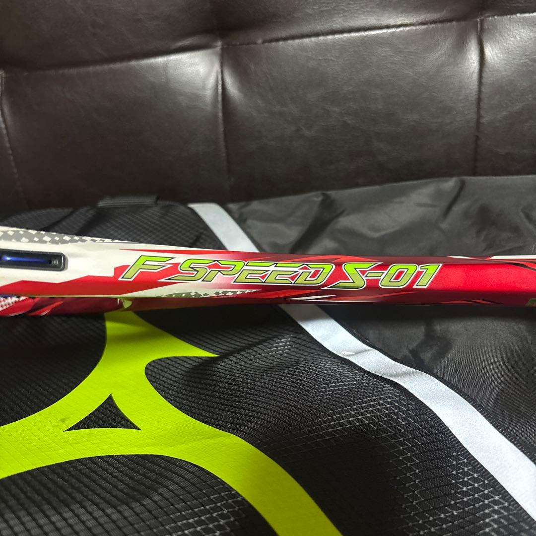 ソフトテニスラケット　MIZUNO F SPEED S-01 0U ケース付き