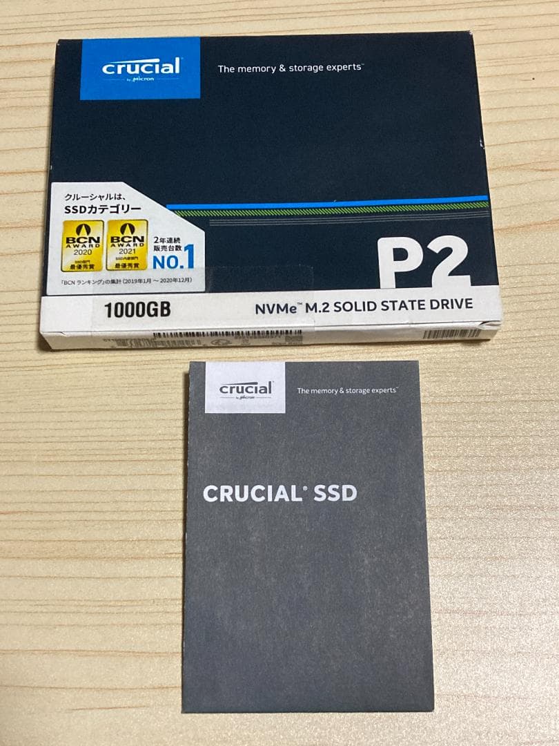 内蔵型SSD crucial P2 M.2 2280 1TB SSD PCIe 3.0