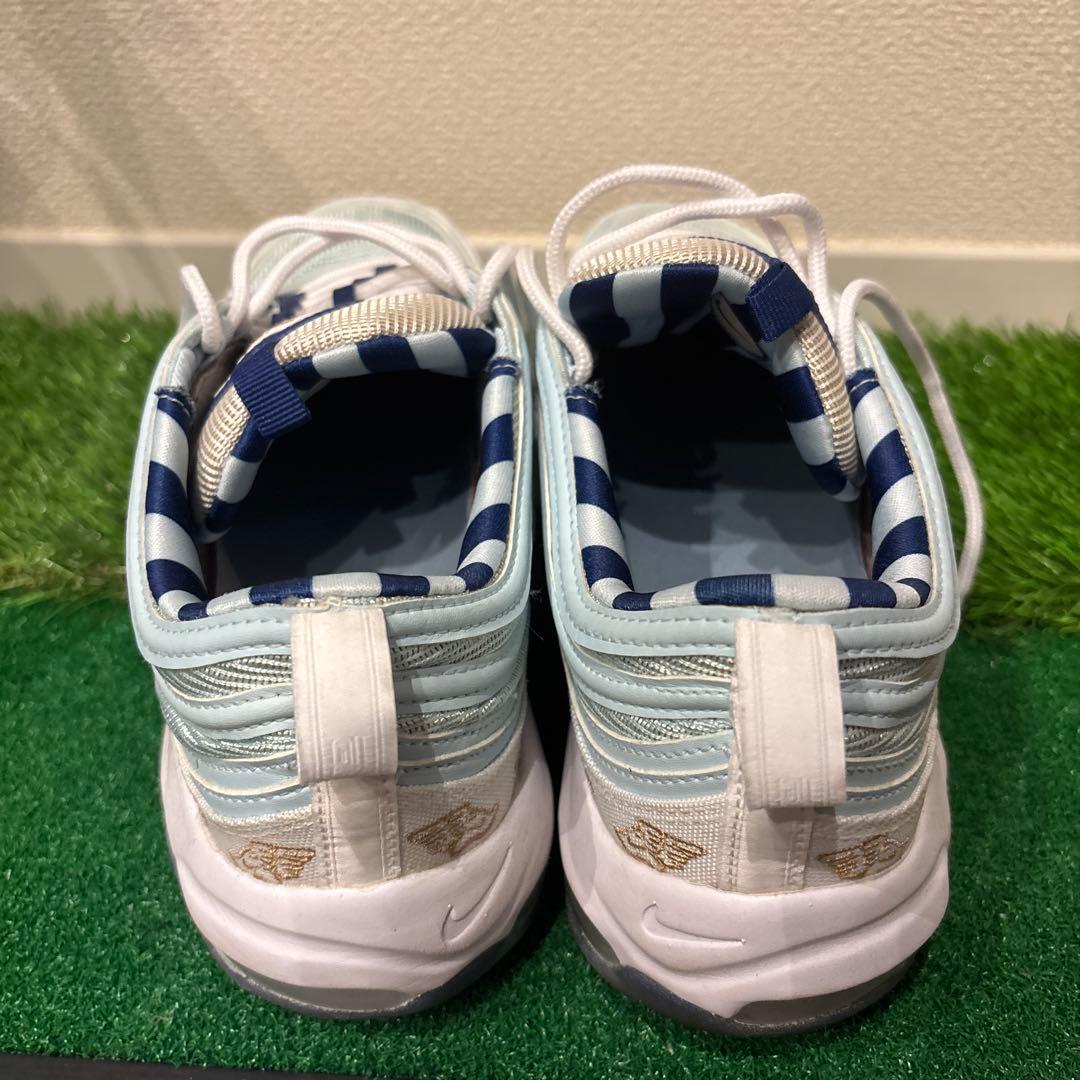 エアマックス97 ライトブルー/ホワイト　ゴルフシューズ