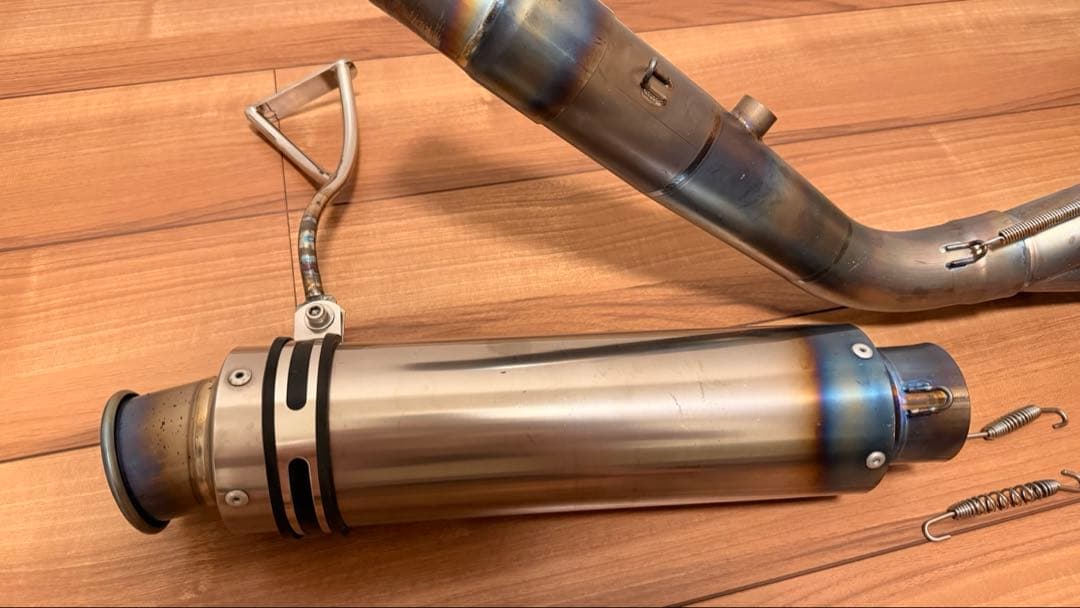 YZF-R6 13S ストライカー　チタン　フルエキ　マフラー　ワンオフステー付