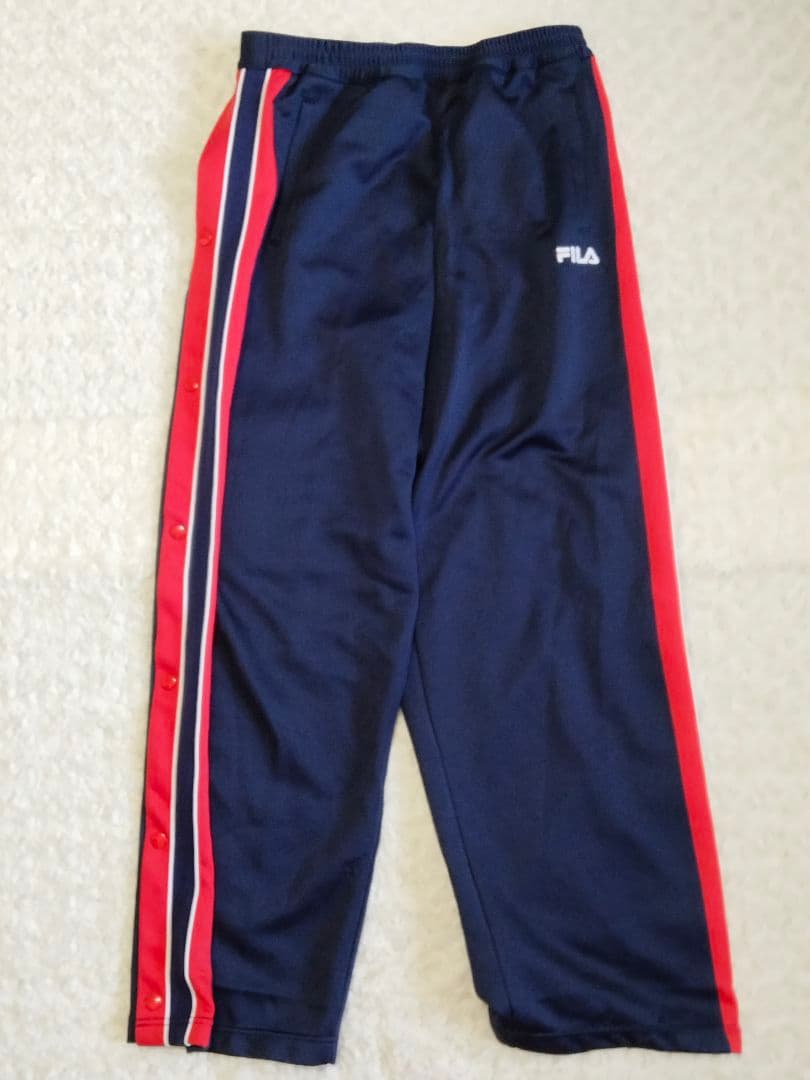 FILA スナップボタン セットアップ ネイビー Ｌ XL