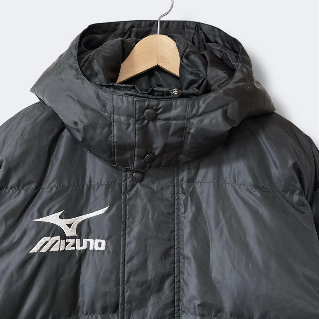 MIZUNO ミズノ ダウン ベンチコート ブラック L
