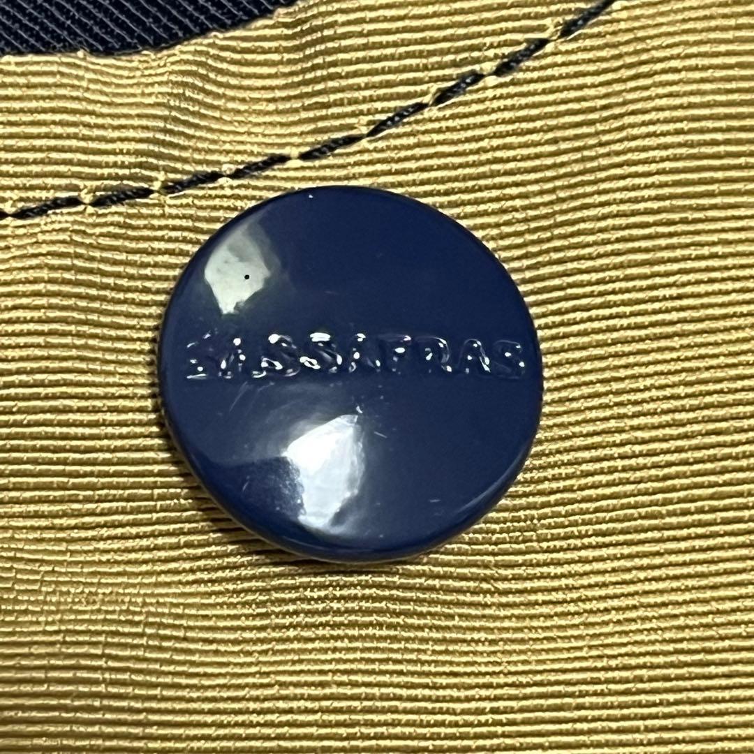 【SASSAFRAS】美品　ササフラス　メンズ　ベスト　重ね着　着回し　上質　M