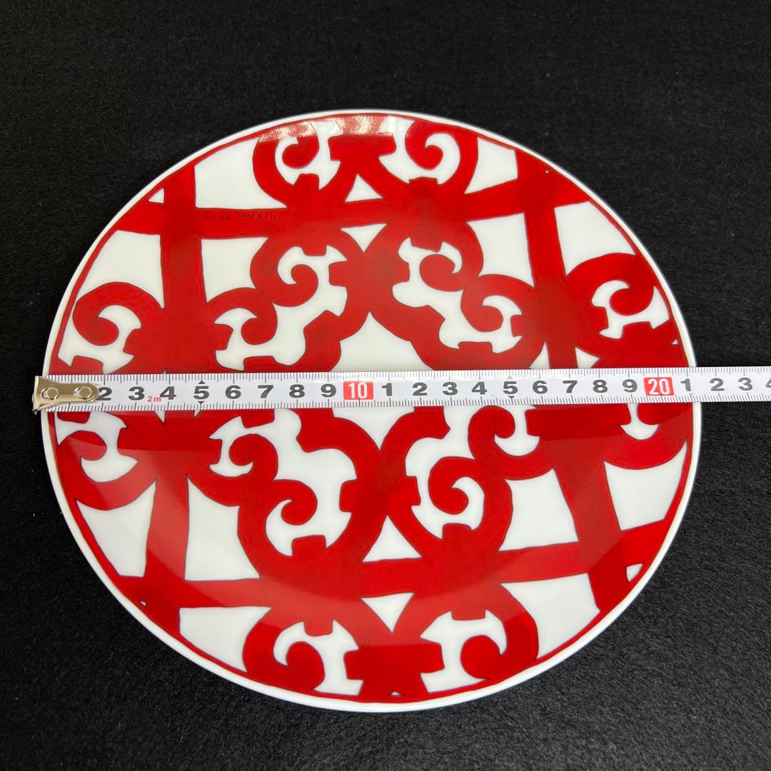 エルメス　ガダルギヴィール　中プレートA 直径21.5㎝　東里8-0116☆1F