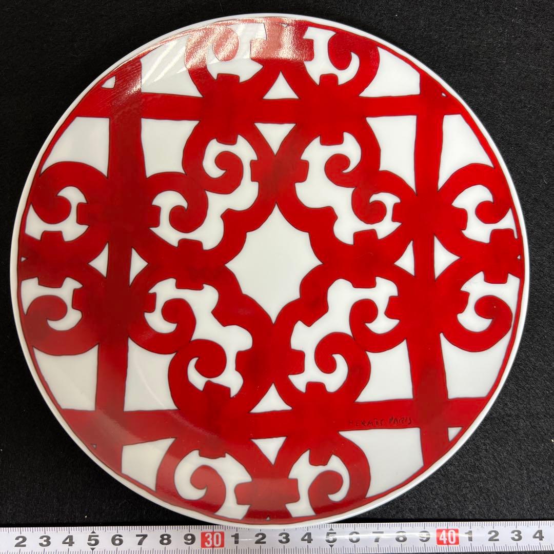 エルメス　ガダルギヴィール　中プレートA 直径21.5㎝　東里8-0116☆1F