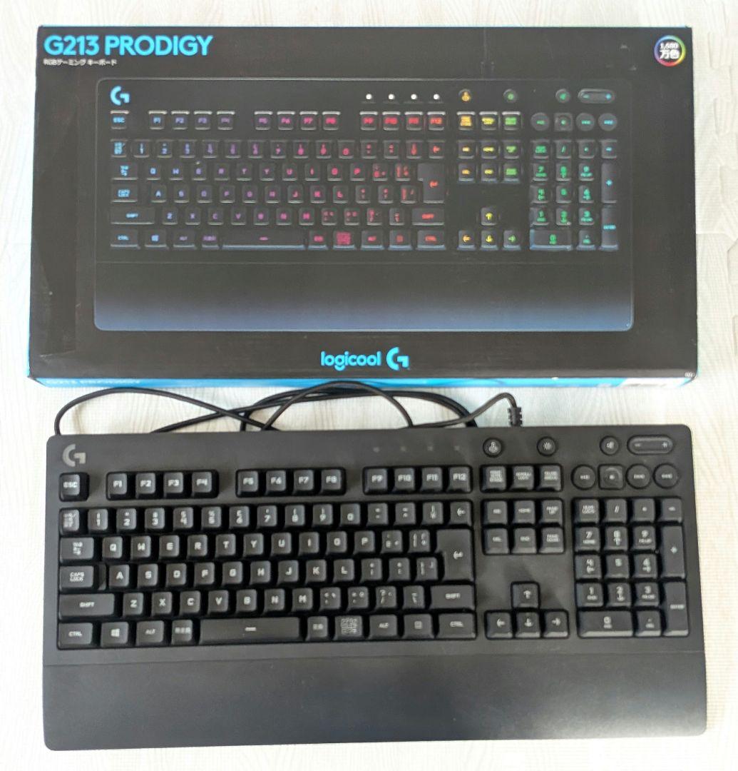 ロジクール★キーボード、マウス、マウスパッドセット★G213prodigy