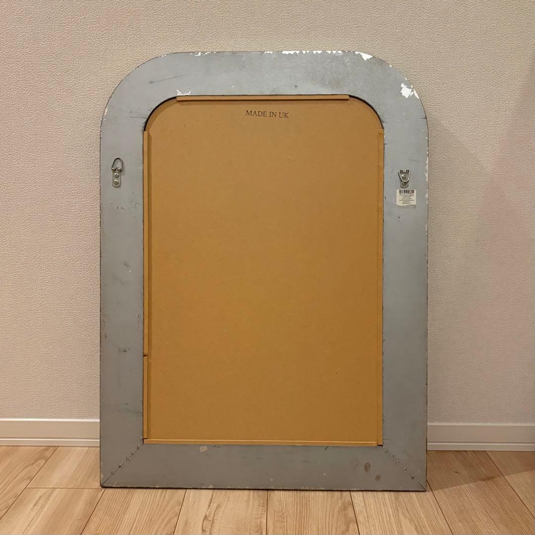 ローラアシュレイで購入 壁掛けミラー シャンパンゴールド 60cm×80cm