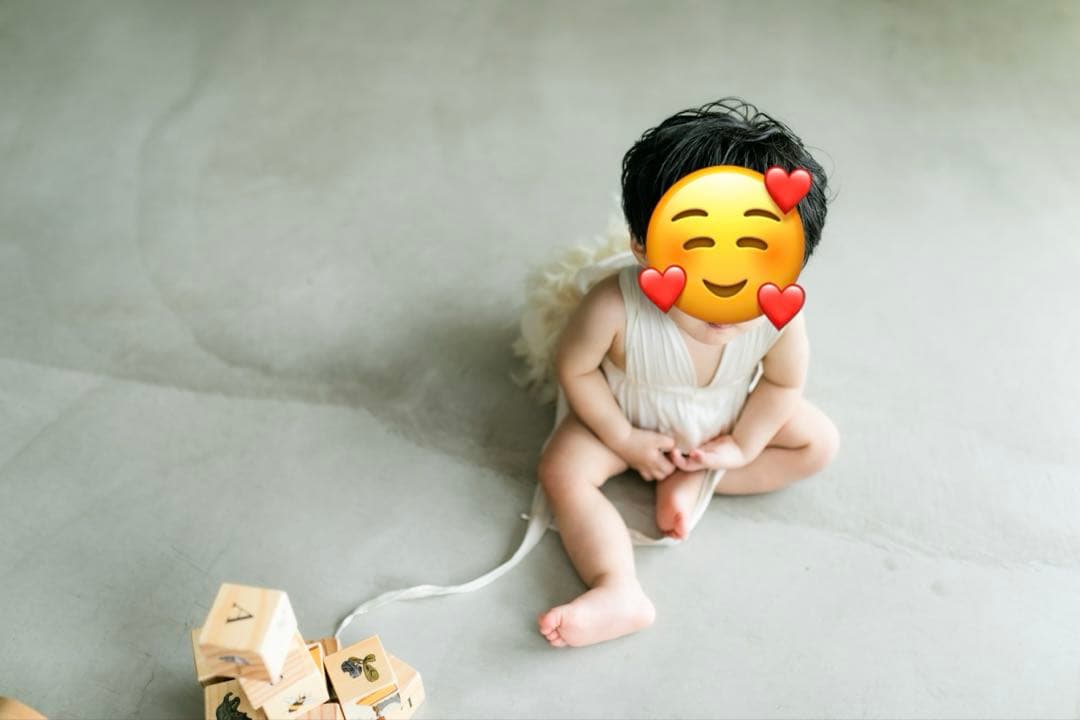 【90size】おしりふりふり　ロンパース ドレス