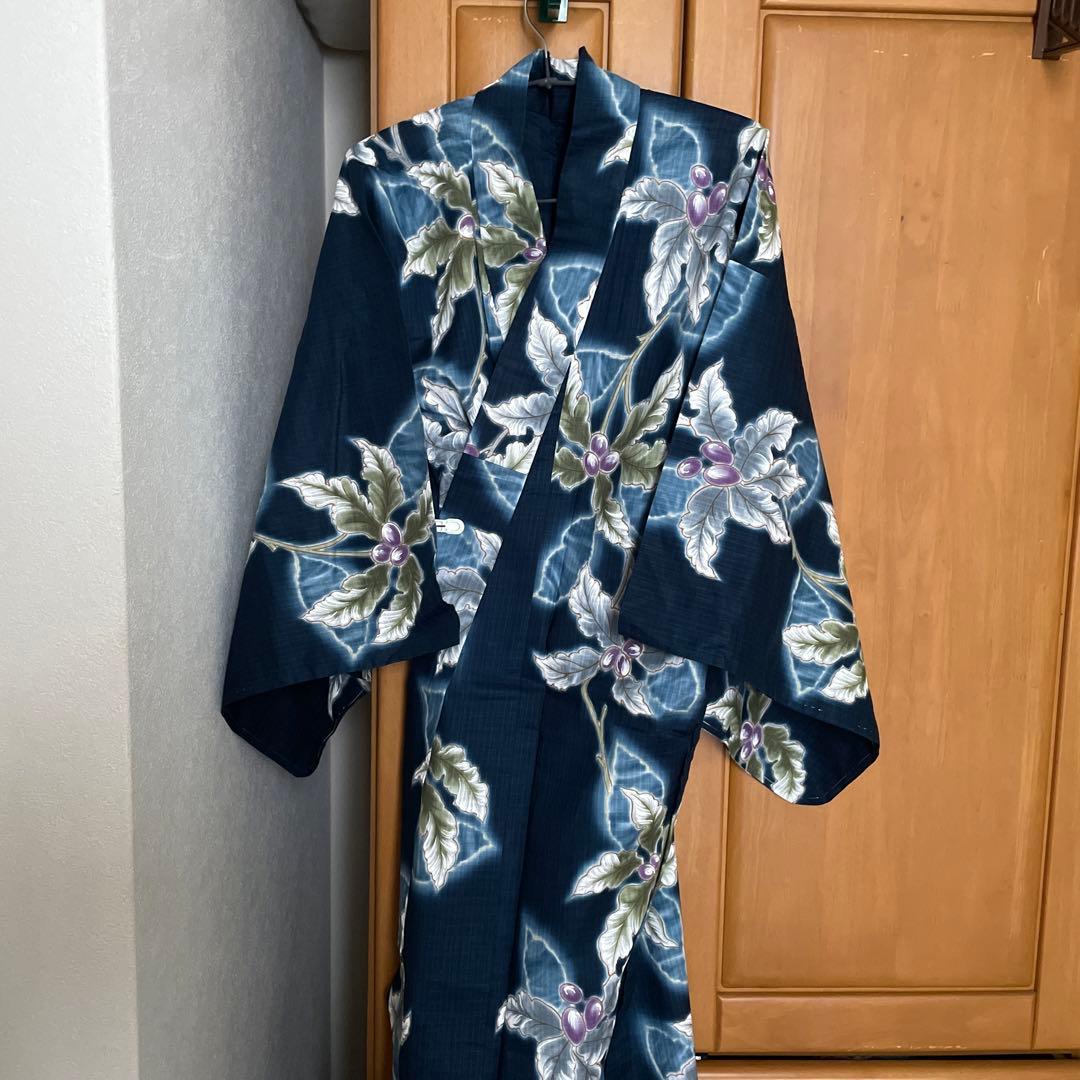 日本製　高級浴衣　しつけ糸付　貴重な手縫い　最終お値下げ！