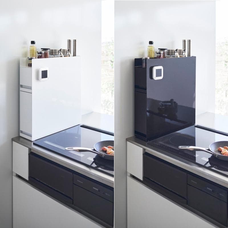 tower 隠せる調味料ラック 2段 白 ホワイト 山崎実業 4334 タワー