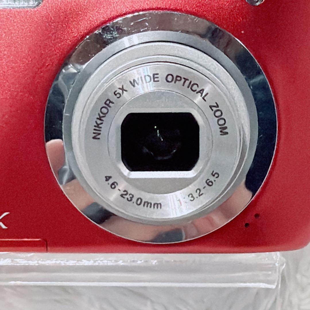 【極美品】NIKON COOLPIX A100 デジタルカメラ レッド
